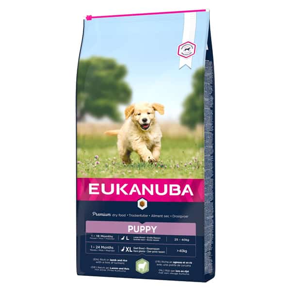 Eukanuba Puppy hundefutter Lamm Reis 12kg