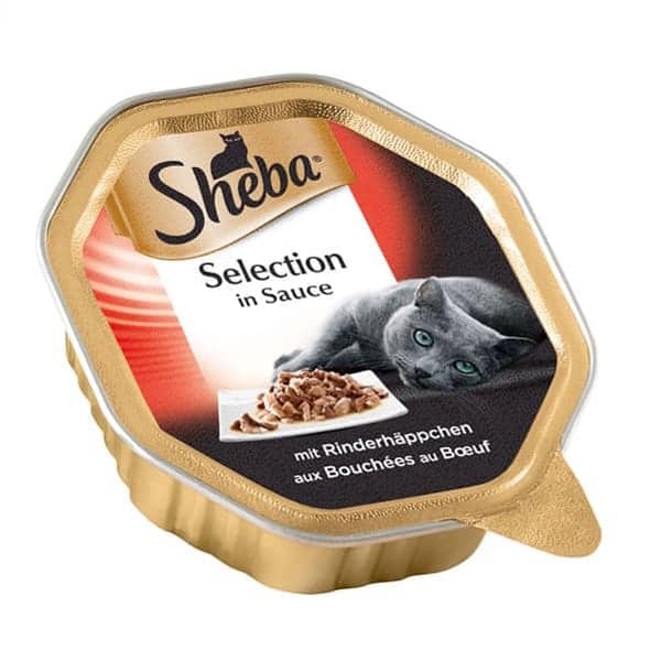 Sheba Selection in Sauce Rinderhaeppchen 1