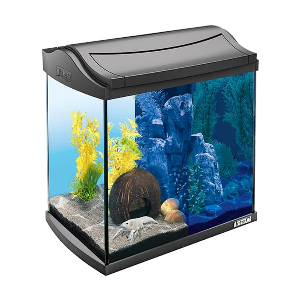 aquarium komplettset tetra 30l aquaart schwarz