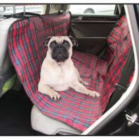 Autositzbezug Hund aus Baumwolle