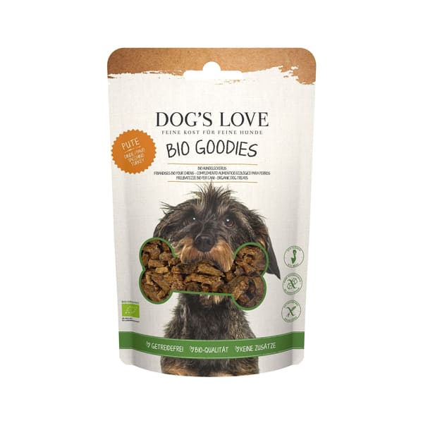 dogs love bio goodies pute leckerlis