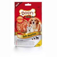 dogys soft hearties snack hunde