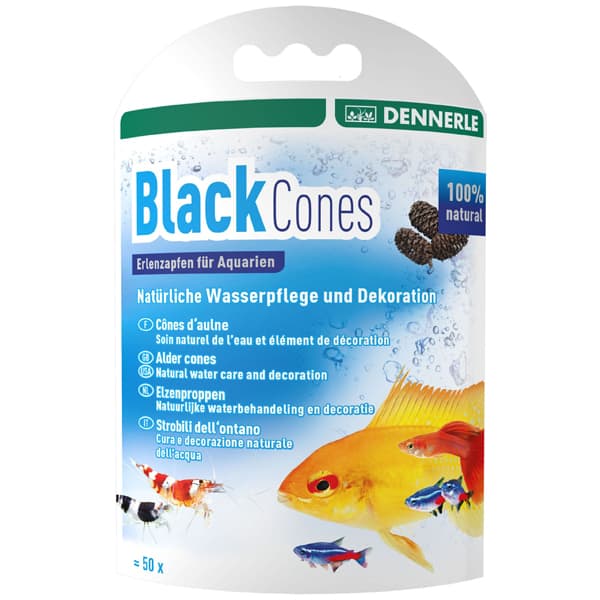 erlenzapfen aquarium black cones dennerle
