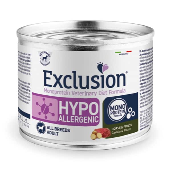 exclusion hypoallergenic nassfutter hunde