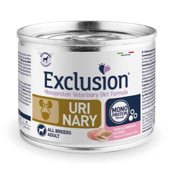 exclusion vet urinary diet nass hundefutter