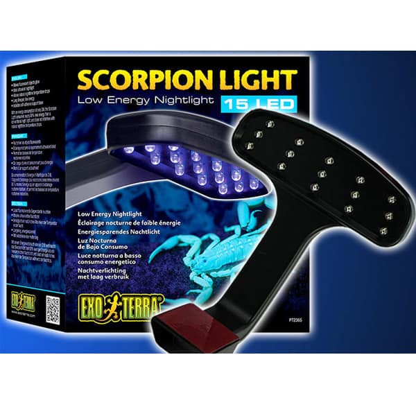 exo terra skorpion licht led