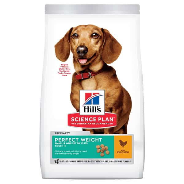 hills perfect weight hundefutter science plan