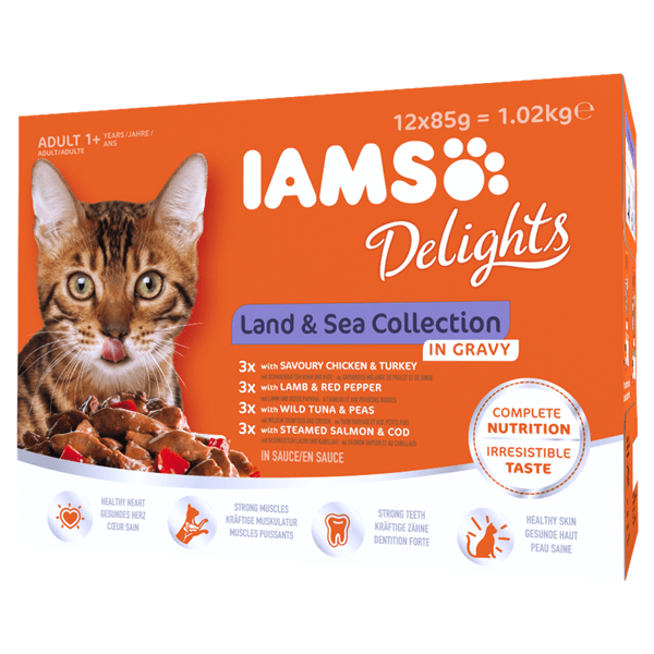 iams delights land and sea multipack